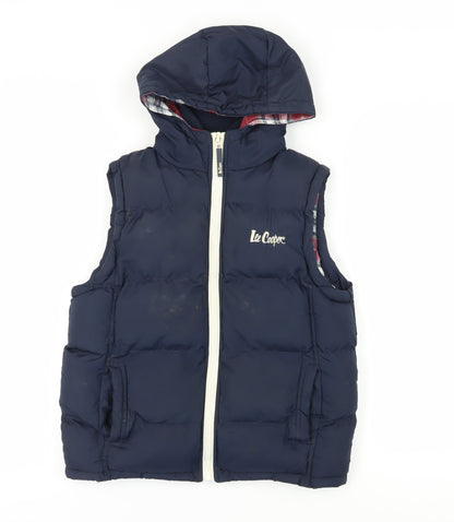 Teens UK Size 10 Lee Cooper Blue Puffer Jacket