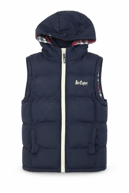 Teens UK Size 10 Lee Cooper Blue Puffer Jacket