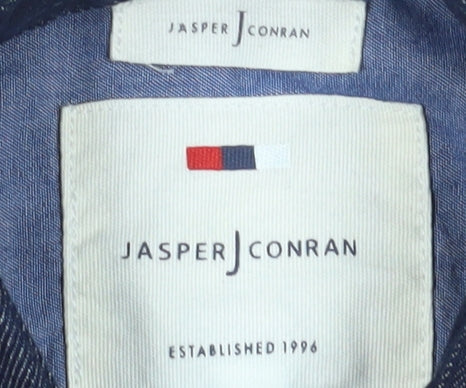 Jasper Conran Unisex Blue Denim Button-Up Shirt 12-18 Months