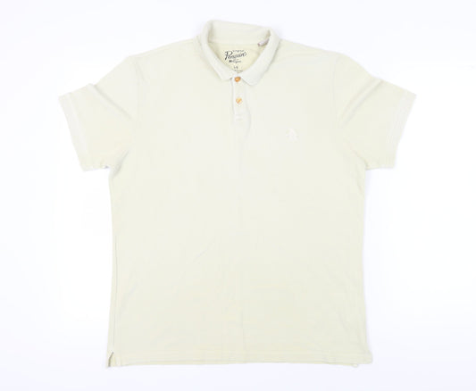 Original Penguin Beige Men's Polo, Size L