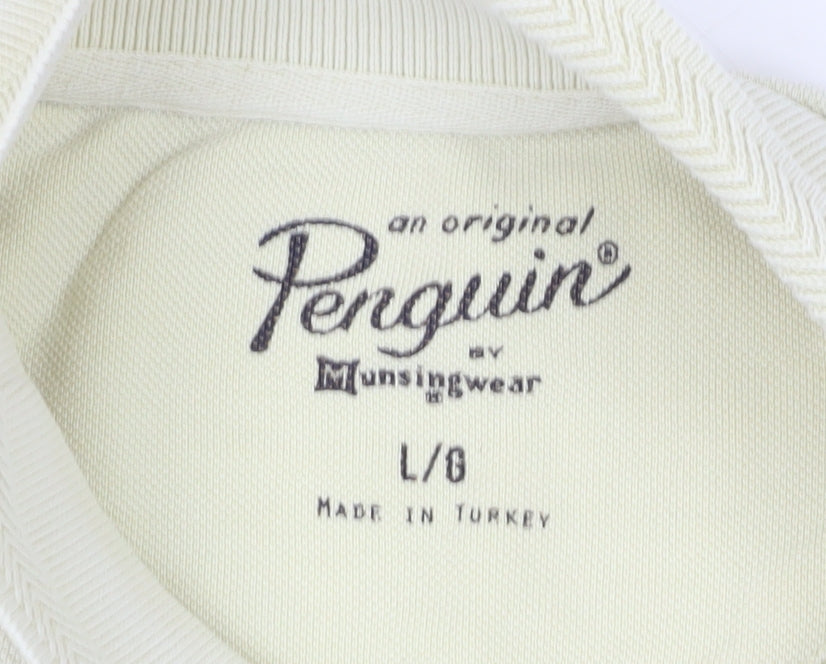 Original Penguin Beige Men's Polo, Size L