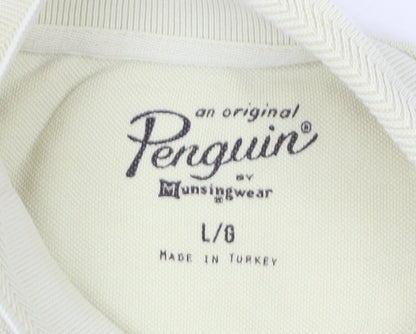Original Penguin Beige Men's Polo, Size L