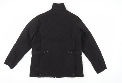 Womens UK Size 14 Regatta Black Quilted Coat