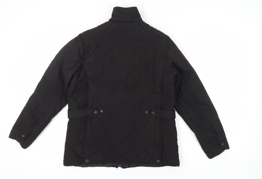 Womens UK Size 14 Regatta Black Quilted Coat