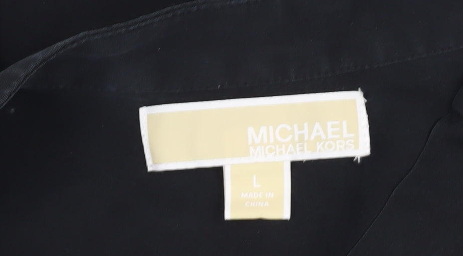 Womens UK Size L Michael Kors Black  Blouse