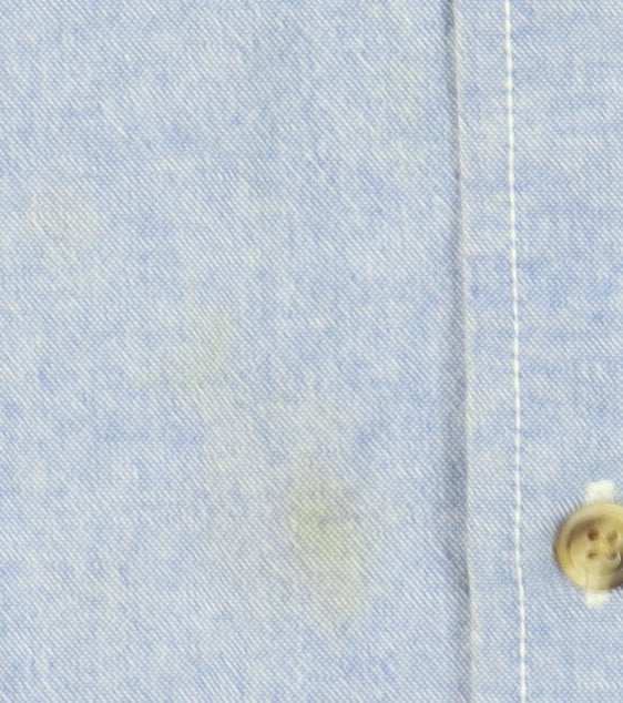 Jack South Men's 2XL Blue Beige Cotton Shirt