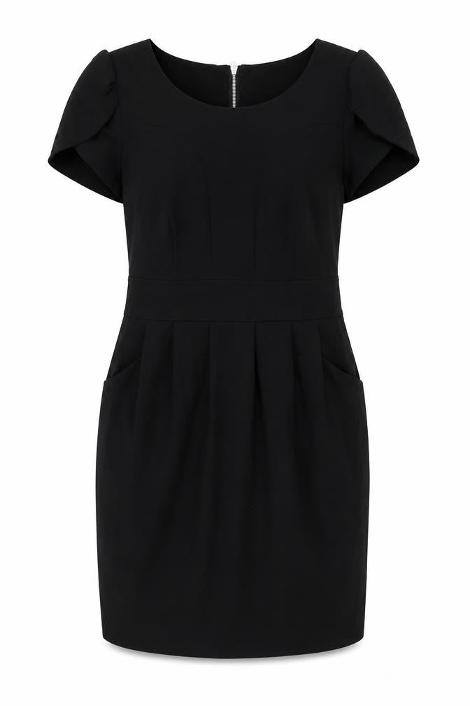 NW3 Women's Black Sheath Dress Size 10 Business