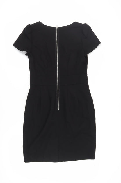 NW3 Women's Black Sheath Dress Size 10 Business