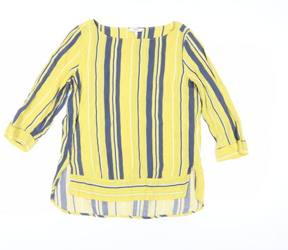 Womens UK Size 12 NEXT Multicoloured Basic Blouse
