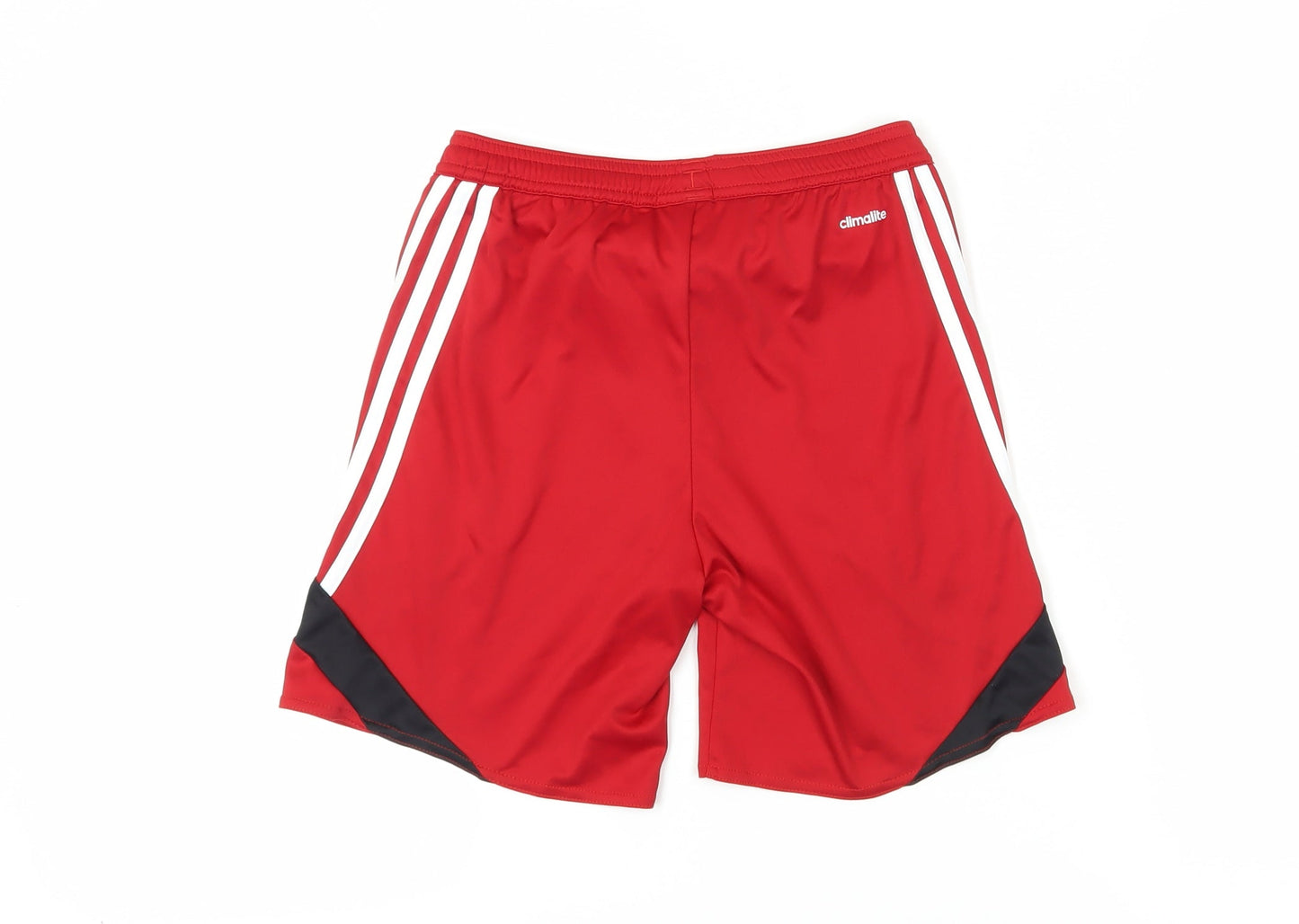 Adidas Boys Red Athletic Shorts 11-12 Years