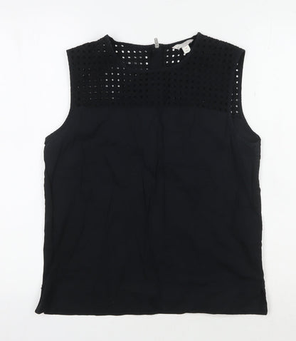 Gap Women's Black Sleeveless Blouse - S