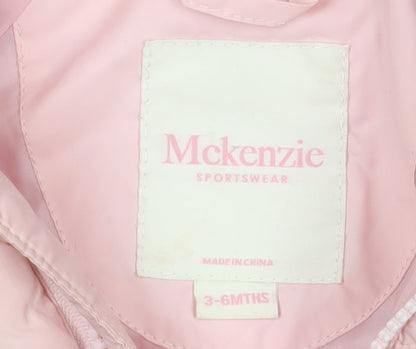 Mckenzie Pink Unisex Baby Puffer Jacket 3-6 Months