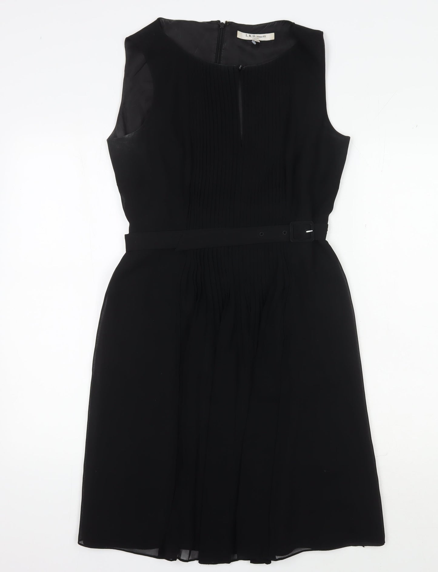 L.K. Bennett Black Women's Sleeveless Dress Size 12