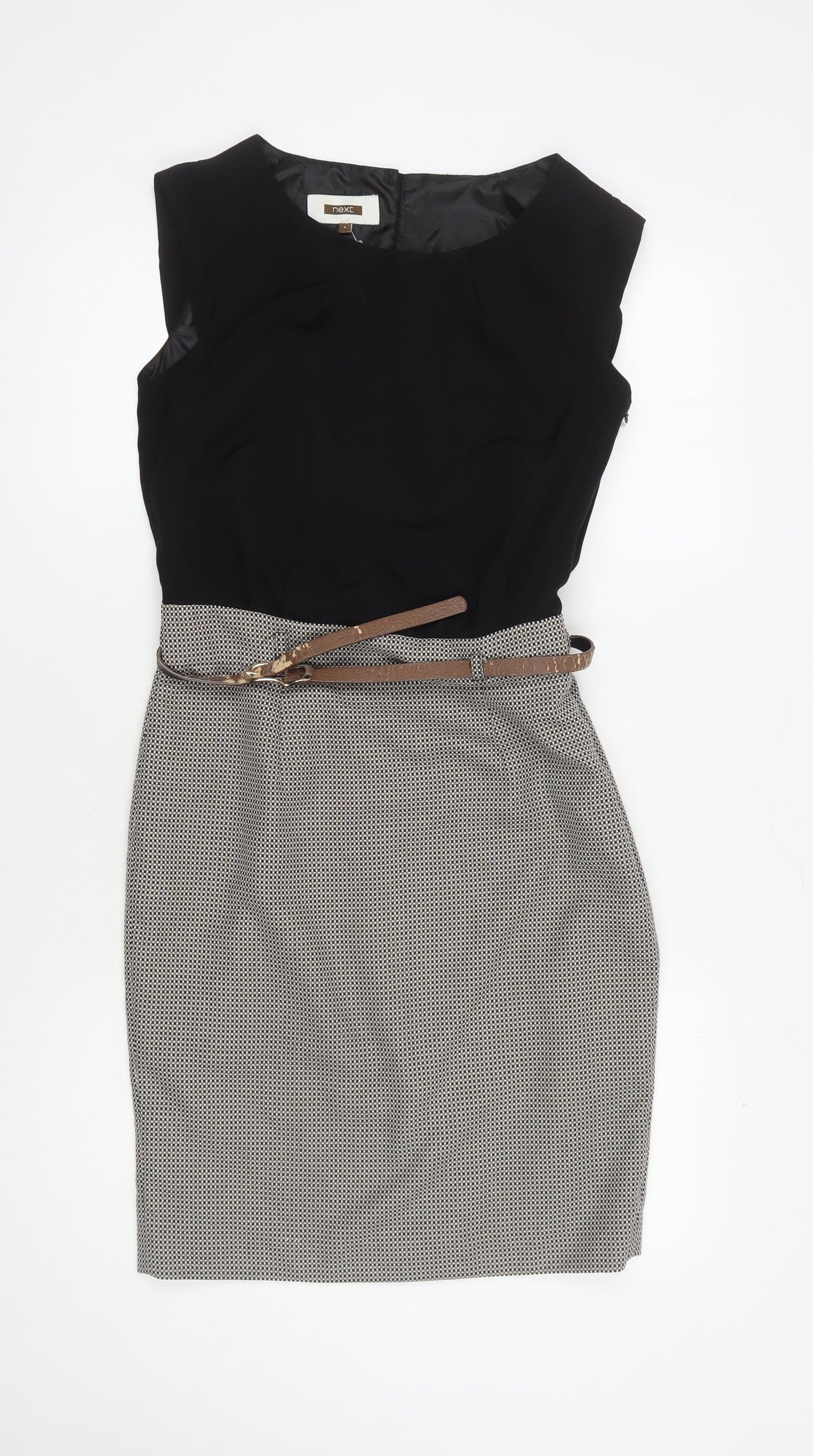 Next Women's Black Pencil Dress, Size 8