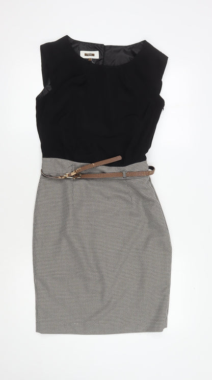 Next Women's Black Pencil Dress, Size 8
