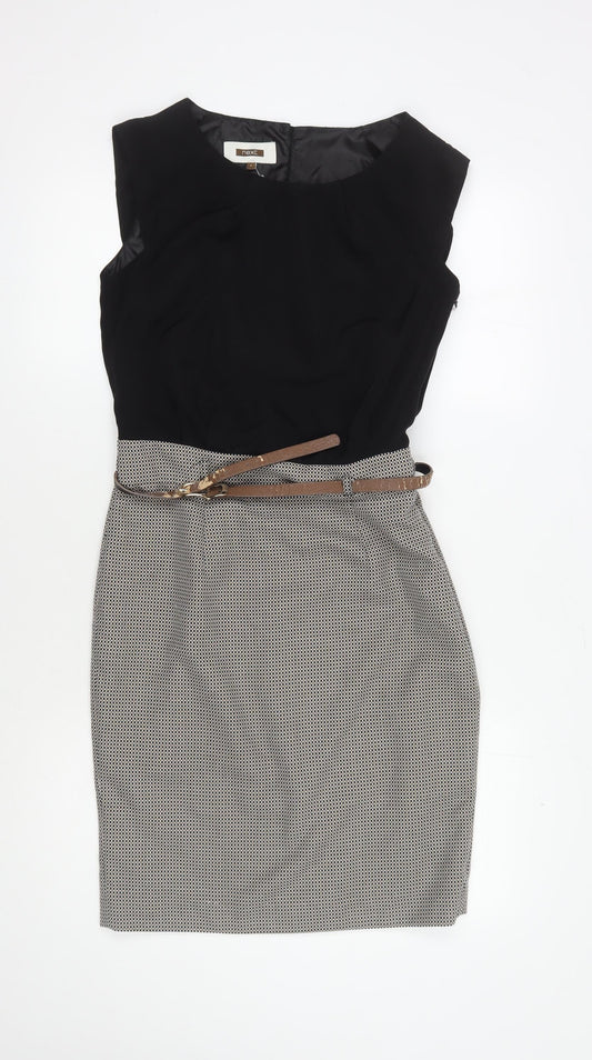 Next Women's Black Pencil Dress, Size 8