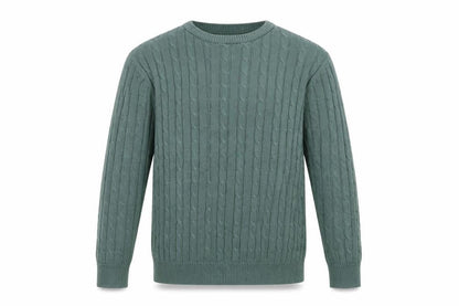 Mens UK Size XL Cotton Traders Green Pullover Jumper