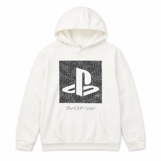 PlayStation White Unisex Kids Hoodie 12 Years