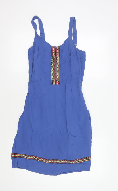 Pepperberry Women's Blue Sleeveless Dress Size 8