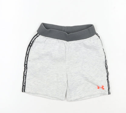 Under Armour Boys Grey Athletic Shorts 2-3 Years