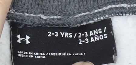 Under Armour Boys Grey Athletic Shorts 2-3 Years