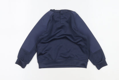 Nike Boys Blue Pullover Sweatshirt 2 Years Sports Logo
