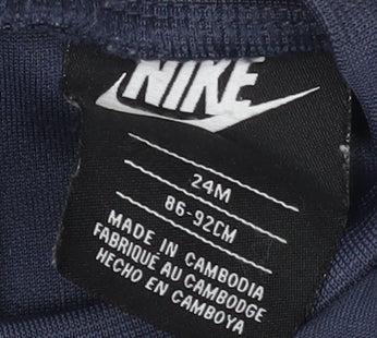 Nike Boys Blue Pullover Sweatshirt 2 Years Sports Logo