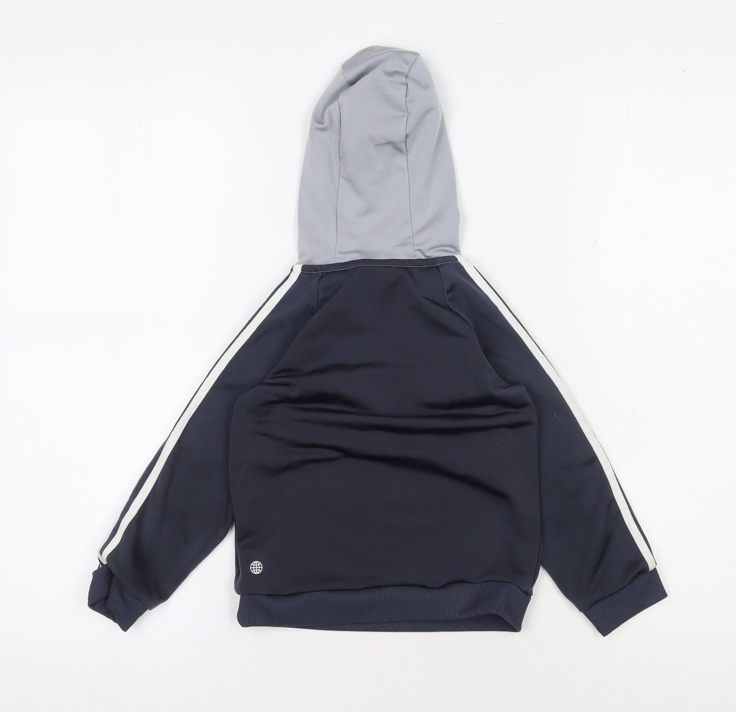 Adidas Boys Grey Pullover Hoodie 2-3 Years