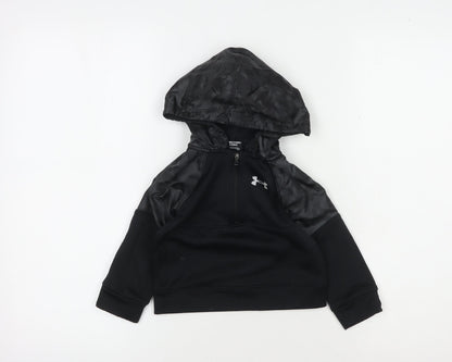 Under Armour Boys Black Pullover Hoodie - 12-18 Months