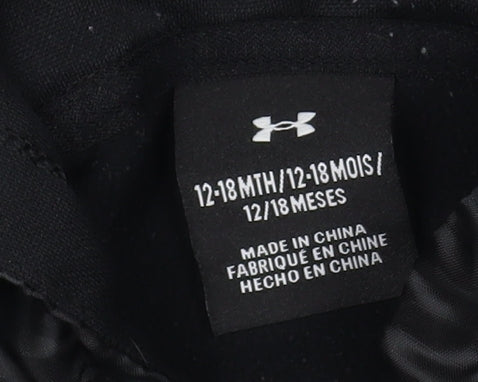 Under Armour Boys Black Pullover Hoodie - 12-18 Months