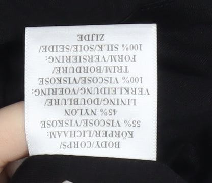 L.K. Bennett Women's Blue Sheath Dress, Size 8, Elegant