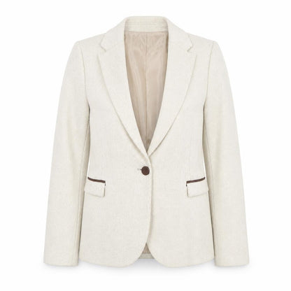 Womens UK Size 8 Zara Regular Beige Blazer