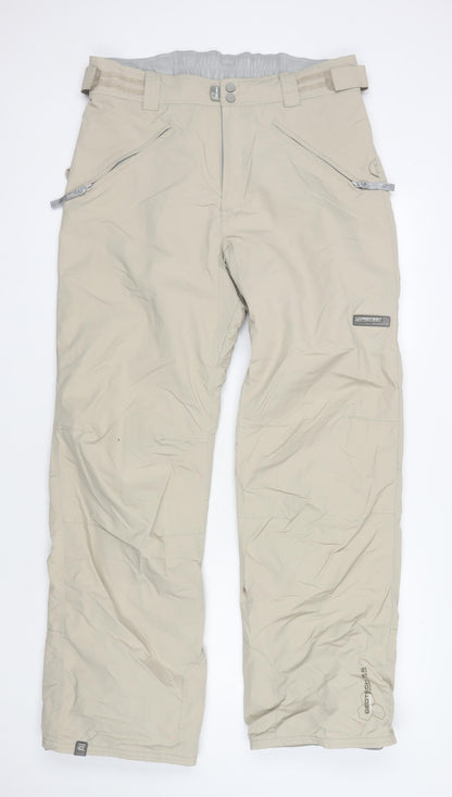 Protest Men's Beige Snow Pants L Large