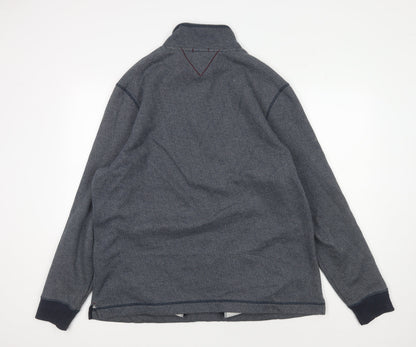 White Stuff Men's XL Blue Pullover Sweatshirt