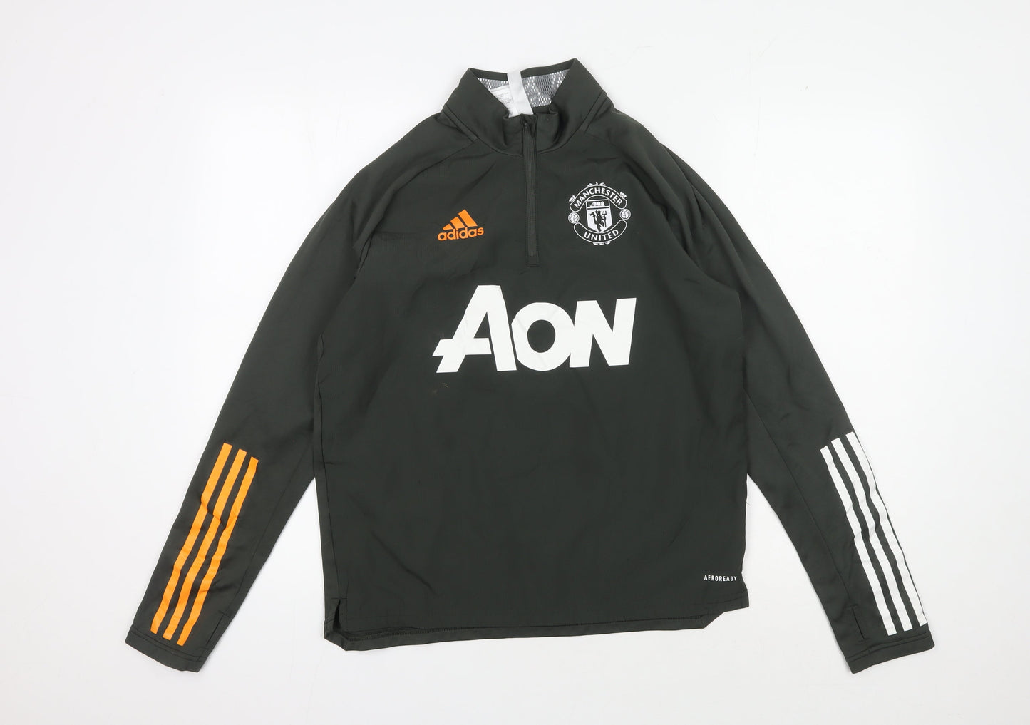 Adidas Green Manchester United Men's Pullover Sweatshirt
