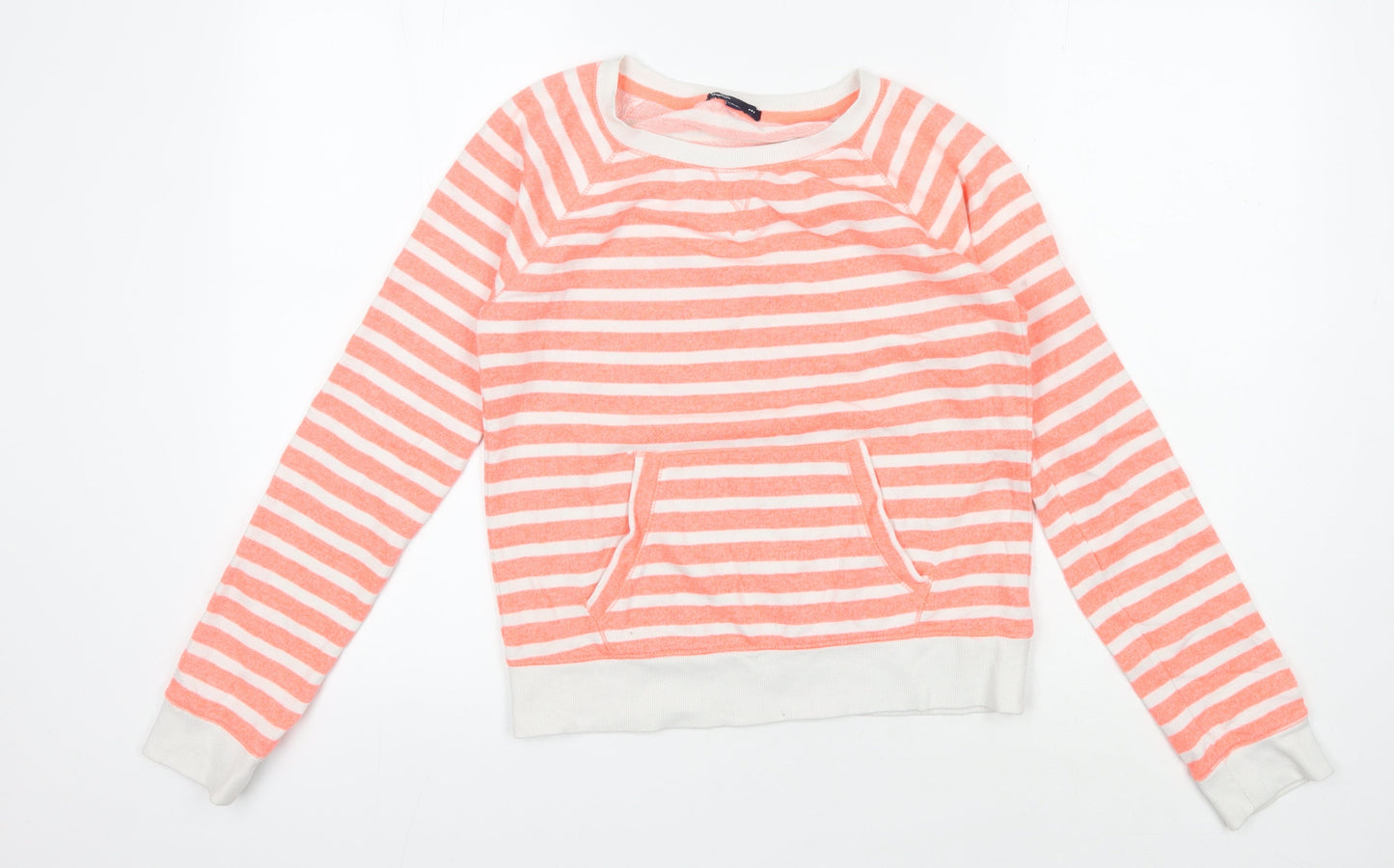 GapKids Girls Striped Pink Sweatshirt 14-16 Years Pullover