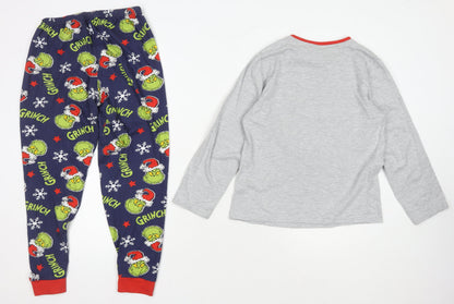 Dr Seuss Boys Multicoloured The Grinch Pyjama Set 11-12 Years