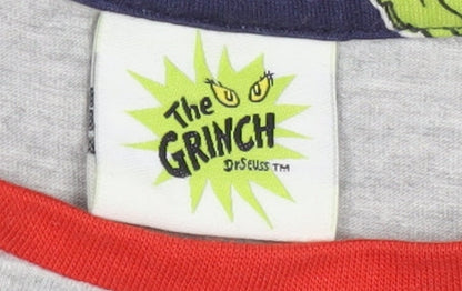 Dr Seuss Boys Multicoloured The Grinch Pyjama Set 11-12 Years
