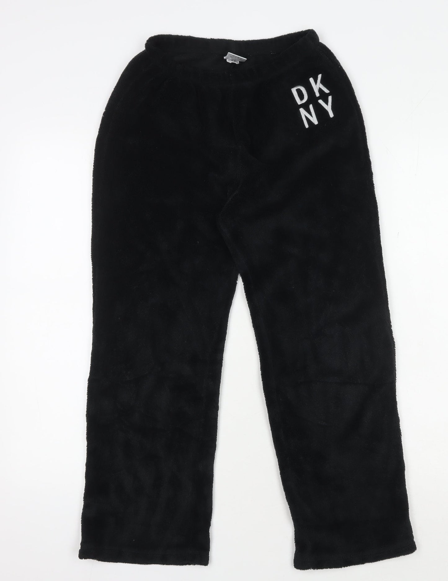 DKNY Unisex Black Polyester Pyjama Pants 10-12