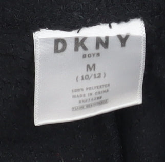 DKNY Unisex Black Polyester Pyjama Pants 10-12