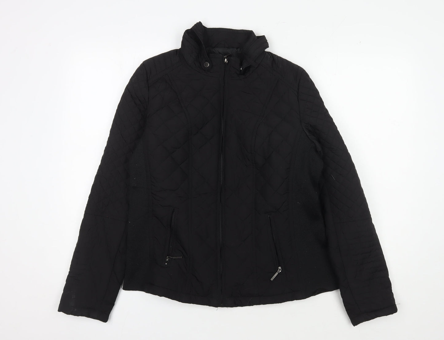 Womens UK Size L Weatherproof Black Quilted Coat