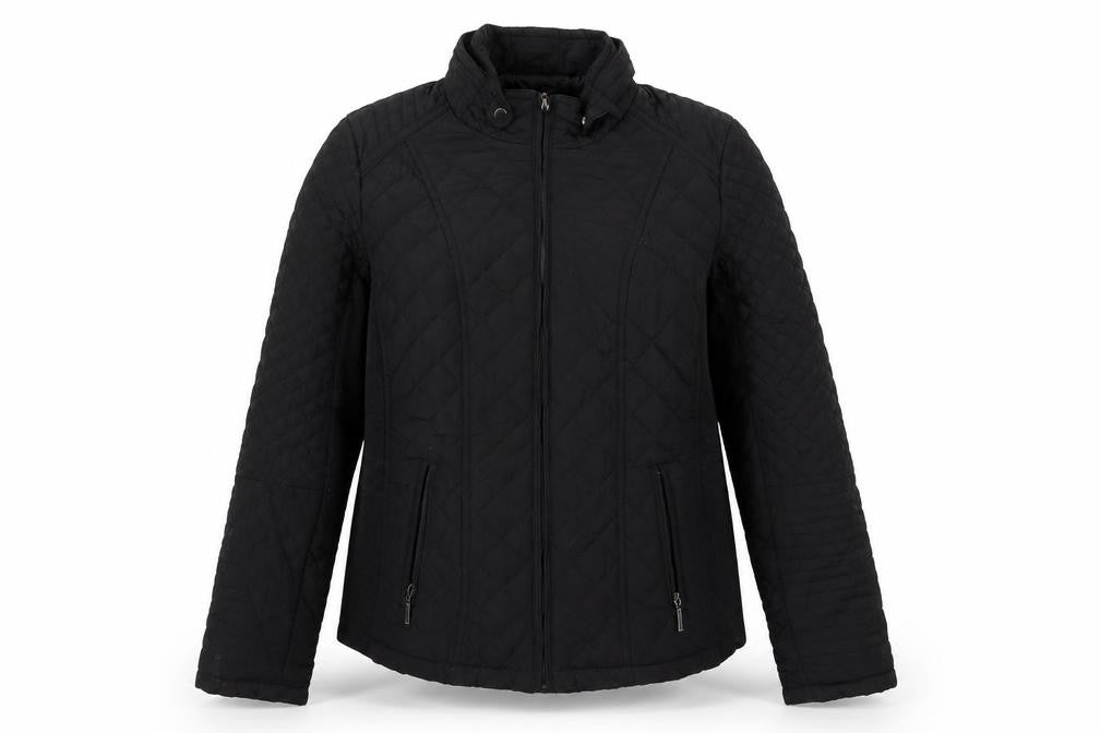 Womens UK Size L Weatherproof Black Quilted Coat