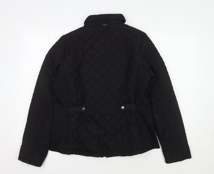 Womens UK Size L Weatherproof Black Quilted Coat