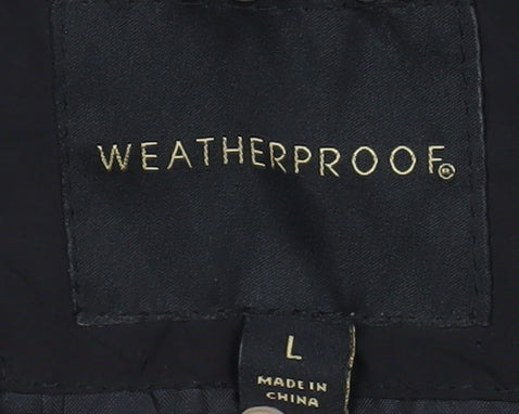 Womens UK Size L Weatherproof Black Quilted Coat