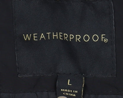 Womens UK Size L Weatherproof Black Quilted Coat