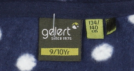 Gelert Girls Blue Polka Dot Fleece Jacket 9-10 Years