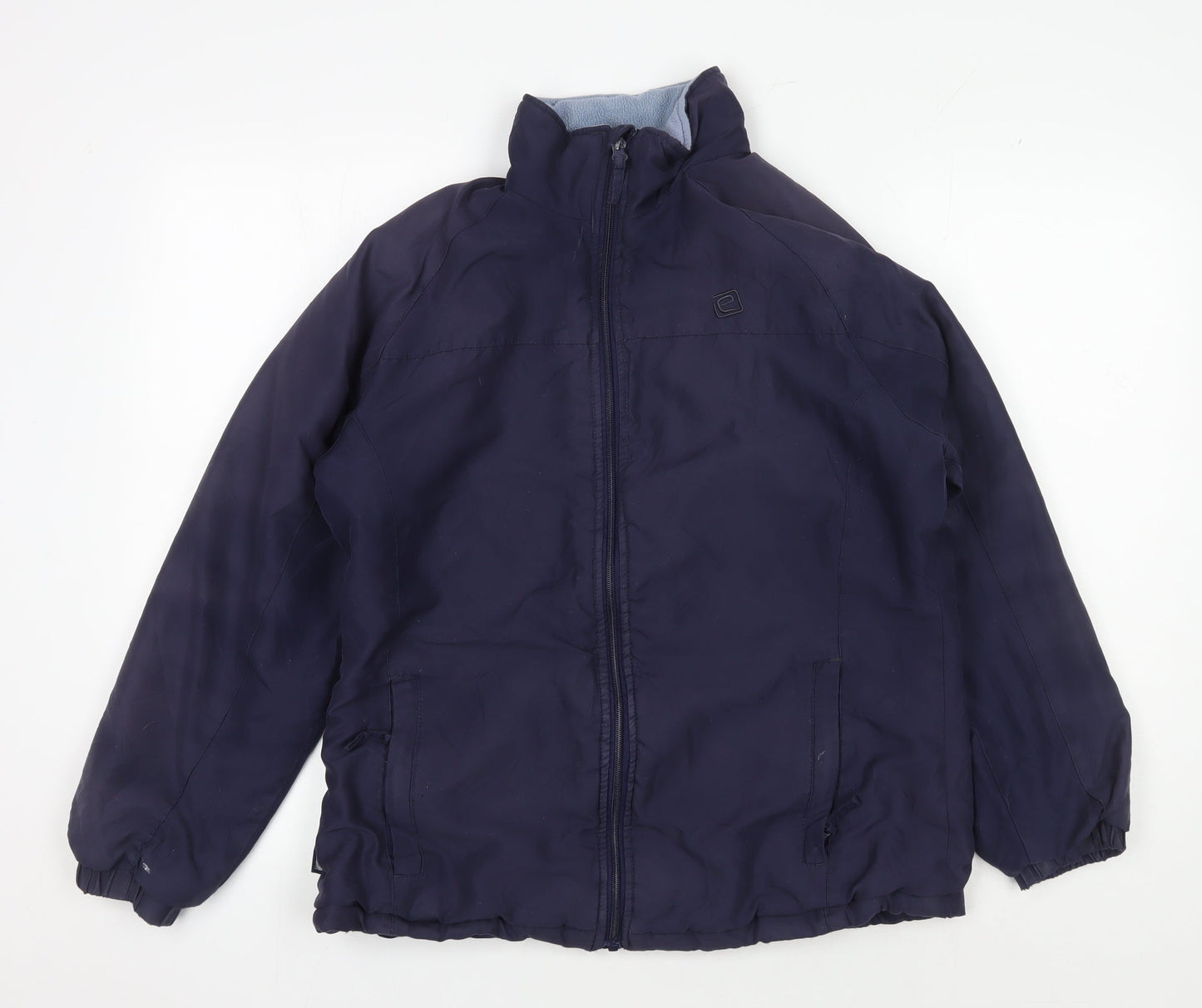 Womens UK Size 12 Mountain Essentials Blue Windbreaker Coat