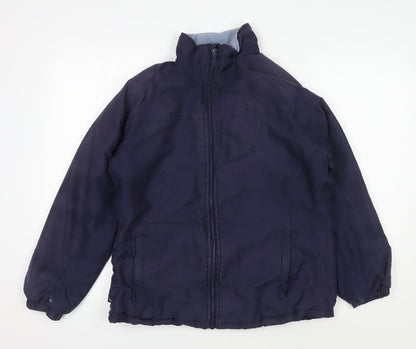 Womens UK Size 12 Mountain Essentials Blue Windbreaker Coat