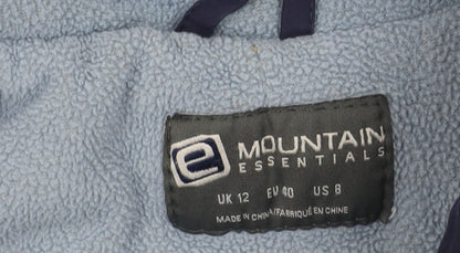 Womens UK Size 12 Mountain Essentials Blue Windbreaker Coat