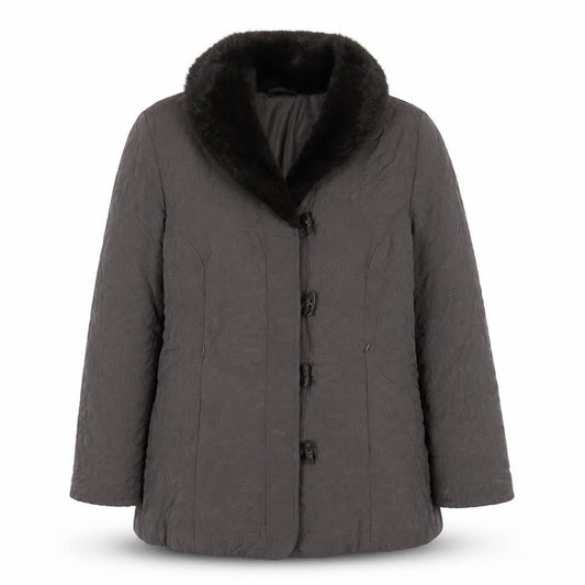 Womens UK Size 12 Eastex Brown Overcoat